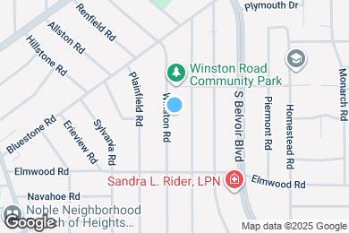 Map image of the property - 1121 Winston Rd