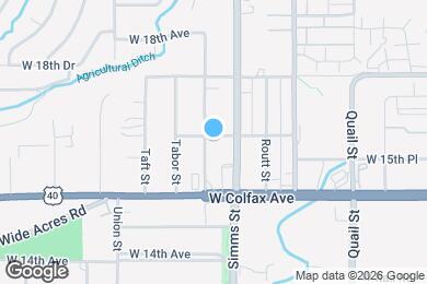 Map image of the property - 11660 W 16th Ave