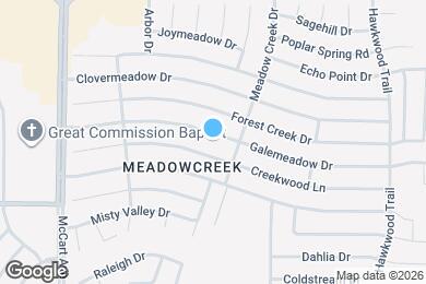 Map image of the property - 2811 Galemeadow Dr