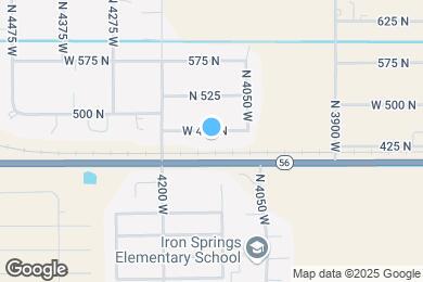 Map image of the property - 4117 W 475 N