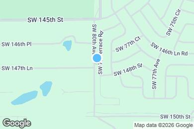 Map image of the property - 14742 SW 79th Terrace Rd