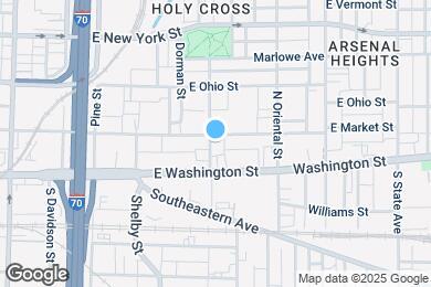 Map image of the property - 25 N Highland Ave