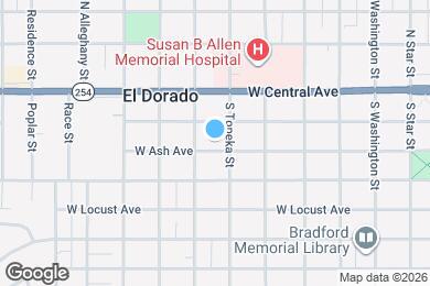 Map image of the property - 812 W Ash Ave