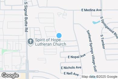 Map image of the property - 10960 E Monte Ave