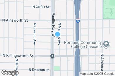 Map image of the property - 5727-5743 N Maryland Ave