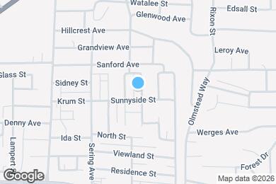 Map image of the property - 606 Anderson St