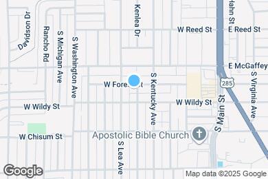 Map image of the property - 410 W Forest St