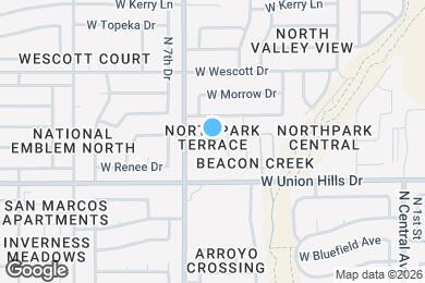 Map image of the property - 606 W McRae Dr
