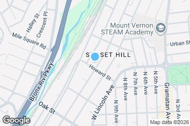 Map image of the property - 305 N Terrace Ave