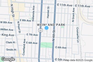 Map image of the property - 1361 Hamlet St