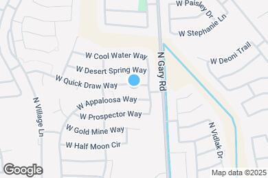 Map image of the property - 1651 W Quick Draw Way