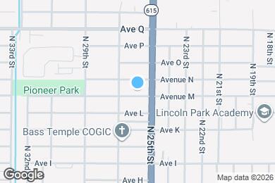Map image of the property - 2602 Avenue M