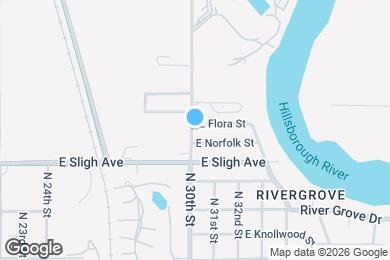 Map image of the property - 3001 E Flora St
