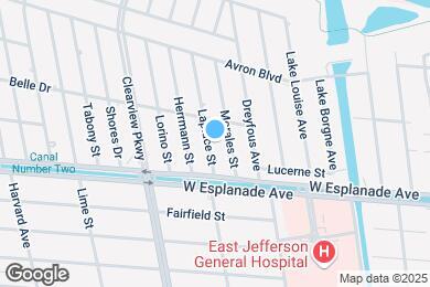 Map image of the property - 4505 Laplace St
