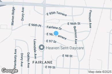 Map image of the property - 5905 E 96th Terrace