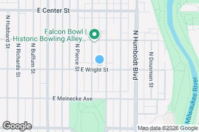 Map image of the property - 818 E Wright St