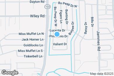 Map image of the property - 6650 Pinnochio Dr