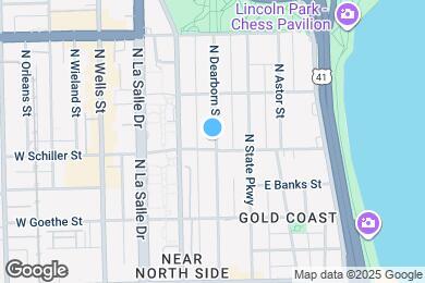 Map image of the property - 1400 N Dearborn St