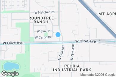 Map image of the property - 7929 W Caron Dr