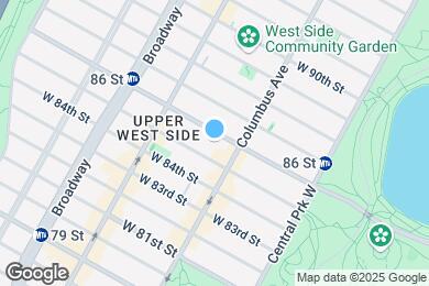 Map image of the property - WEST 86 STREET