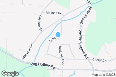 Map image of the property - 6515 Telia Dr