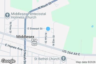 Map image of the property - 10025 N Oak St