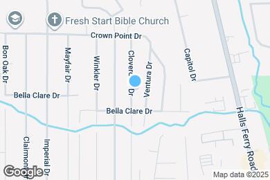 Map image of the property - 10128 Cloverdale Dr