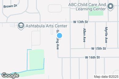 Map image of the property - 1416 Gladding Ave