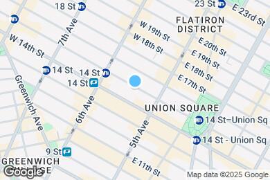 Map image of the property - 22 W 15th St