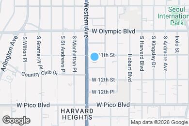 Map image of the property - 3067 Harrington Ave