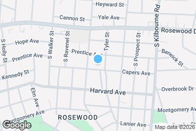 Map image of the property - 3417 Capers Ave
