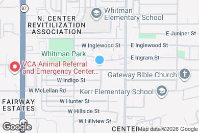 Map image of the property - 102 W Ivyglen St