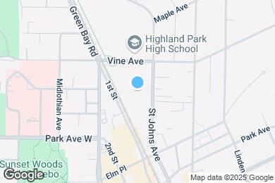 Map image of the property - 2106 Saint Johns Ave