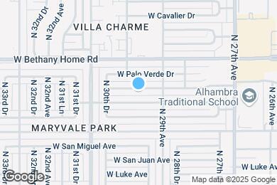 Map image of the property - 2929 W Rancho Dr