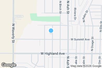 Map image of the property - 818 N Peachtree St