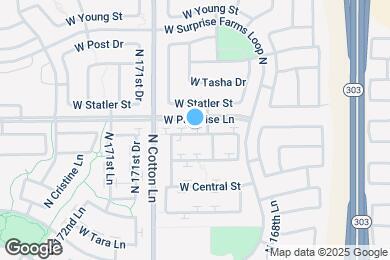 Map image of the property - 17022 W Rimrock St