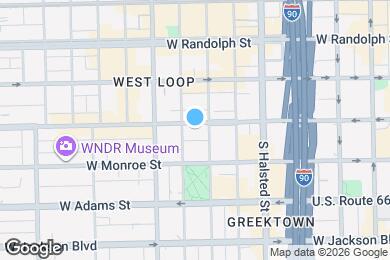 Map image of the property - 901 W Madison St