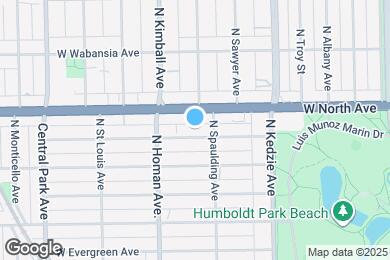 Map image of the property - 3318 W Pierce Ave