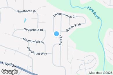Map image of the property - 192 Chase Woods Cir