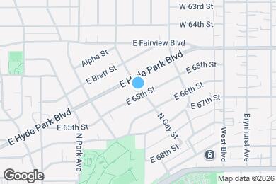 Map image of the property - 1001 N Gay St