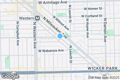 Map image of the property - 1749 N Winnebago Ave