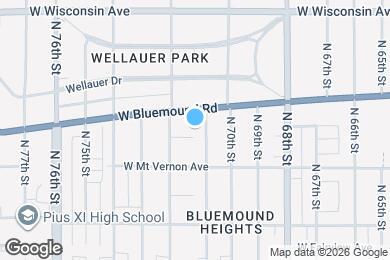 Map image of the property - 7112 W Saint Paul Ave