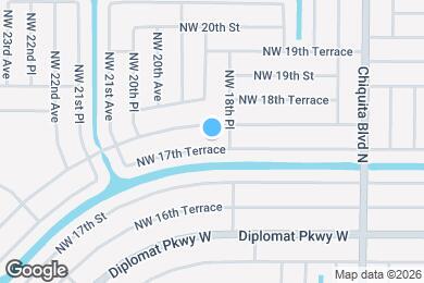Map image of the property - 1809 NW 17th Terrace
