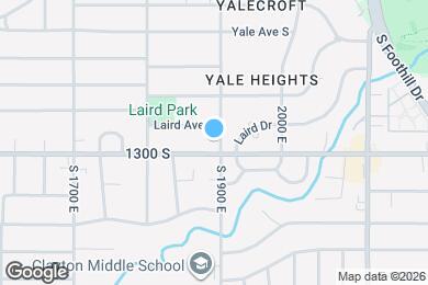 Map image of the property - 1222 S 1900 E