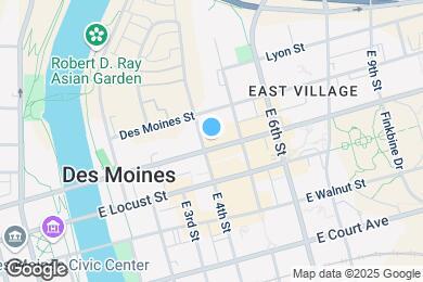 Map image of the property - 418 East Grand