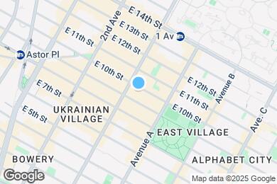 Map image of the property - 242 E 10th St