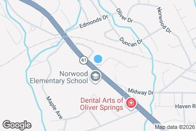 Map image of the property - 102 Dale Ave