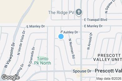 Map image of the property - Charming 3-Beds, 2-Baths single-level home in Prescott Valley!