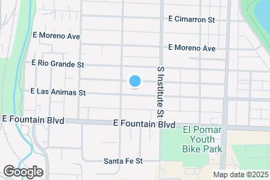 Map image of the property - 818 E Las Animas St