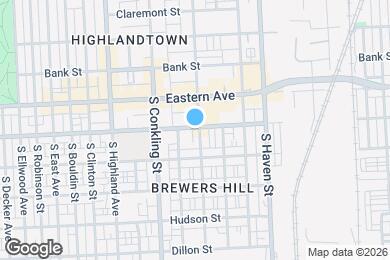 Map image of the property - 604 S Eaton St